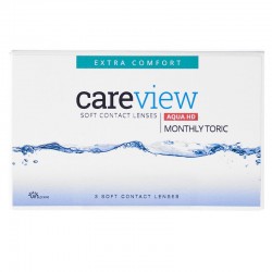 Careview Monthly Aqua HD Toric 3 szt. NOWOŚĆ